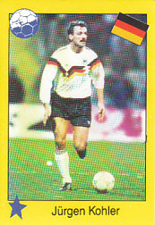 Jurgen Kohler Germany samolepka Semic EM 92 #187